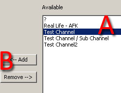 add channels to current