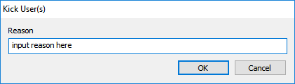 kick reason
