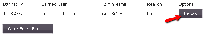 control panel remove ban